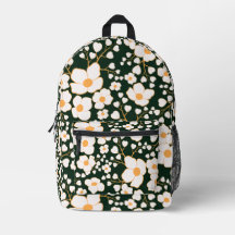 Fleurs blanches et Arrière - plan vert Centre Jaun