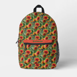 Sac À Dos Imprimé Fleurs de marguerite colorées Nature Motif Personn