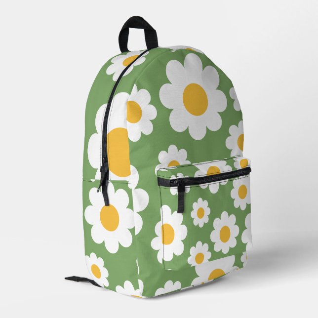 Sac À Dos Imprimé Fleurs de motif Daisy (Coin arrière gauche)