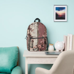 Sac À Dos Imprimé Fleurs et bois d'été
