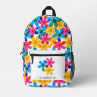 Fleurs hippies brillantes et audacieuses personnal