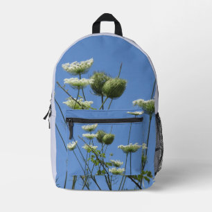 Sac À Dos Imprimé Fleurs sauvages de crème Corfou