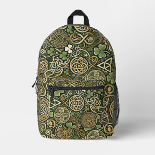 Sac À Dos Imprimé Floraison Celtique