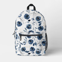 Flore Bleue Motif Floral