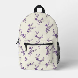 Sac À Dos Imprimé Flore de lavande