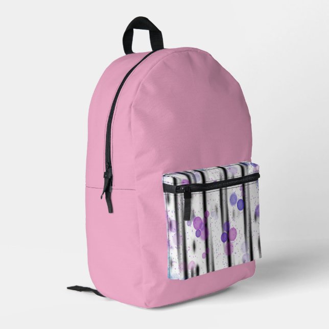 Sac À Dos Imprimé Flux de bulle cosmique (Coin arrière gauche)