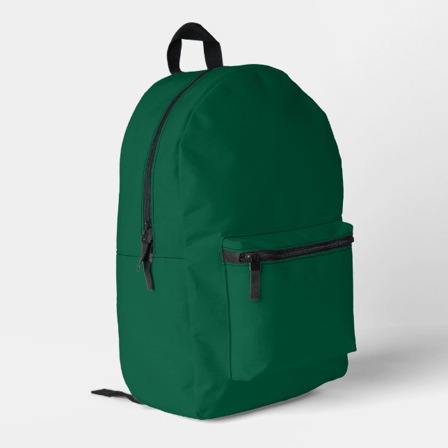 Sac À Dos Imprimé Fond texturé vert foncé uni (Coin arrière gauche)