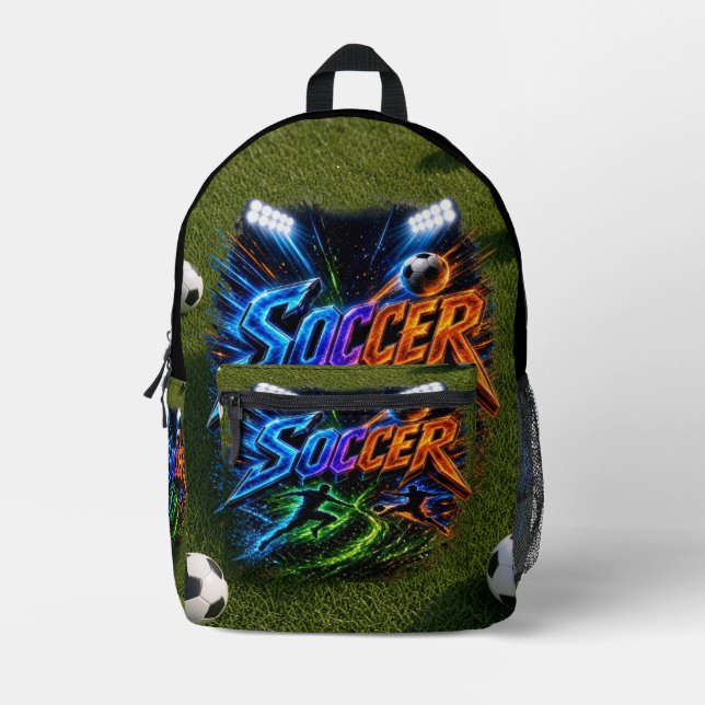 Sac À Dos Imprimé Football (Recto)