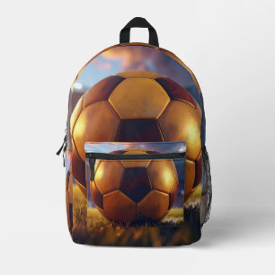 Sac À Dos Imprimé Football - Ballon d'Or