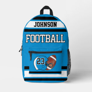 Sac À Dos Imprimé Football Blue - Editable
