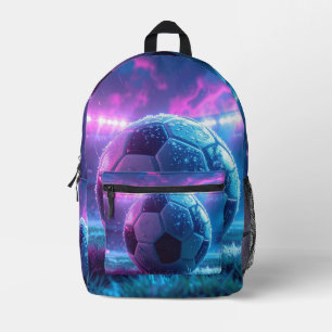 Sac À Dos Imprimé Football dans une arène de stade par temps extrême