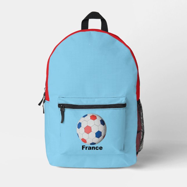 Sac À Dos Imprimé Football de France (Recto)