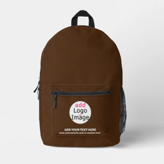 Sac À Dos Imprimé Forêt Brown Professionnel Marque personnalisée