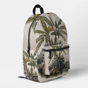 Sac À Dos Imprimé Forêt de bananiers tropicaux antiques Bota vinta