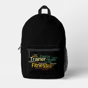 Sac À Dos Imprimé Forme/Entraîneur personnel