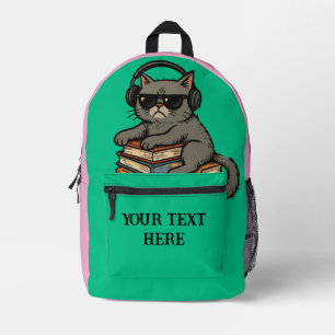 Sac À Dos Imprimé Fournitures Scolaires Personnalisées Trop Cool pou