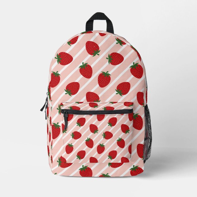 Sac À Dos Imprimé Fraise délice (Recto)