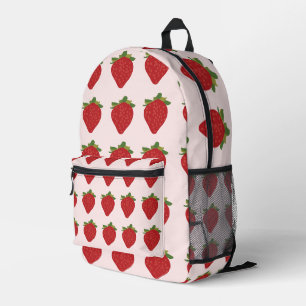 Sac À Dos Imprimé Fraises Fruit Été Fraises