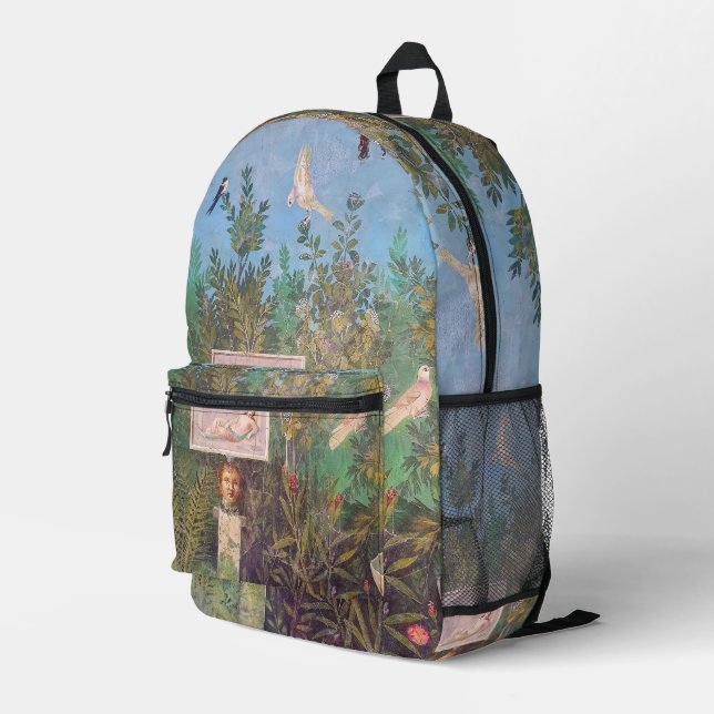 Sac À Dos Imprimé Fresque d'une scène de jardin, Pompéi (Coin arrière droit)
