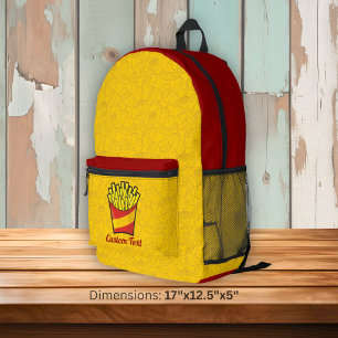 Sac À Dos Imprimé Frites