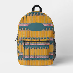 Sac À Dos Imprimé Fun Epic Illustré Motif crayon jaune