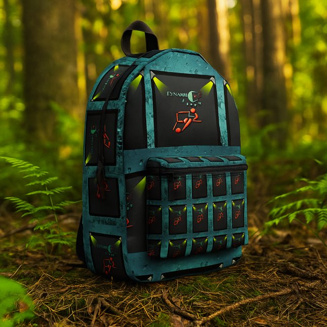 Sac À Dos Imprimé Fusion de précision, de puissance et de style, att (Créateur téléchargé)