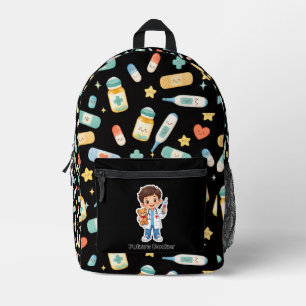 Sac À Dos Imprimé Futur Médecin Mignon Design de Dessin Animé Médica