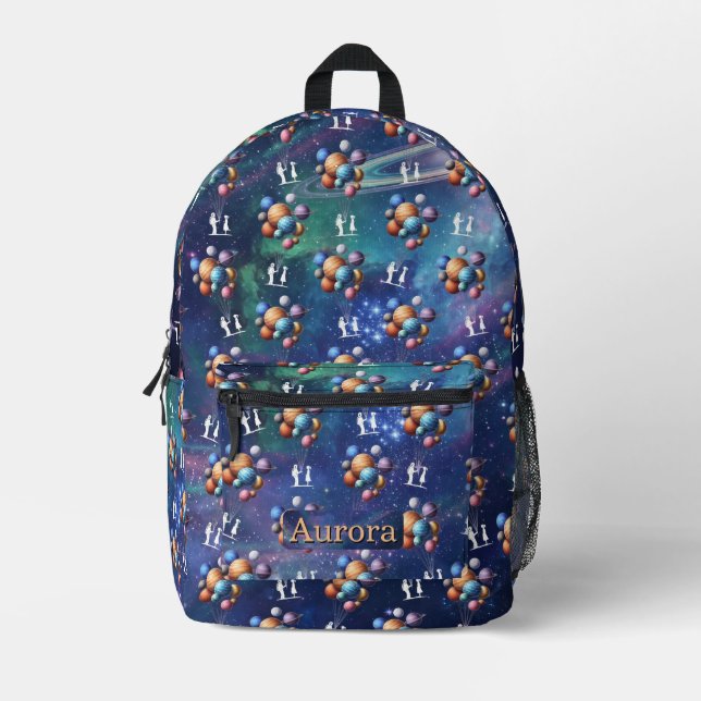 Sac À Dos Imprimé Galaxie (Recto)