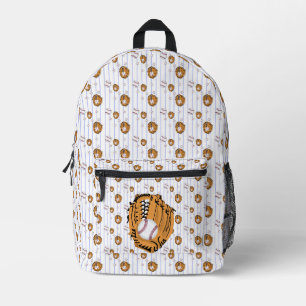 Sac À Dos Imprimé Gant et balle de baseball
