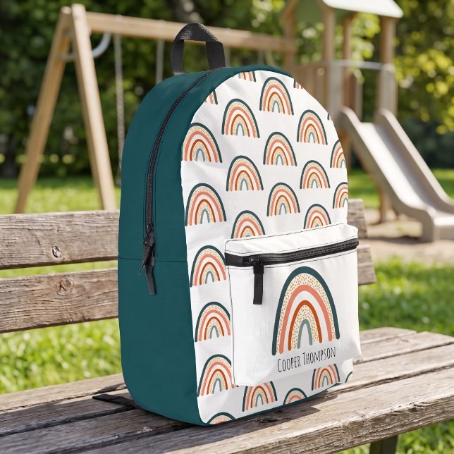 Sac À Dos Imprimé Garçons arc-en-ciel mignons  (Créateur téléchargé)