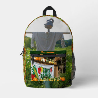 Sac À Dos Imprimé Garden Scarecrow Country Produire personnalisée