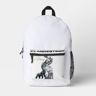 Sac À Dos Imprimé “Geometric Gorilla Jungle Backpack