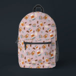 Sac À Dos Imprimé Gilmore Girls | Motif de café du diner de Luke<br><div class="desc">Célébrez votre amour pour l'ambiance cosy et provinciale avec ce graphique illustré présentant un charmant motif de café inspiré du diner de Luke. Parfait pour les fans de ce lieu emblématique, ce design met en avant des tasses à café, des grains de café ludiques et le logo familier du diner...</div>