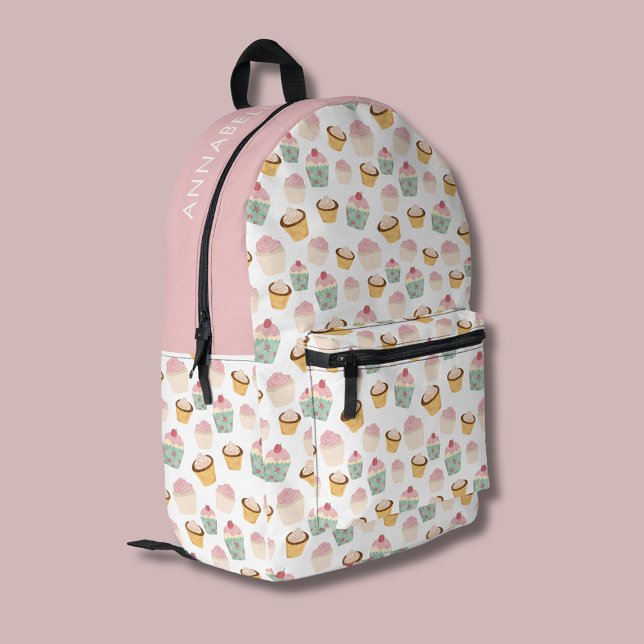 Sac À Dos Imprimé Girly Cupcake (Cupcake Backpack )