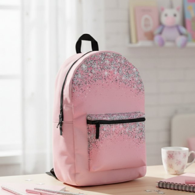 Sac À Dos Imprimé Glitter Pink Backpack: Discover Your Style  (Créateur téléchargé)