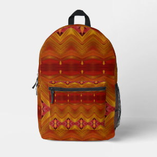 Sac À Dos Imprimé Golden Ikat