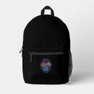 Sac À Dos Imprimé GORILLUMINATE  D401 black