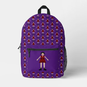 Sac À Dos Imprimé Gothique Halloween Vampire Lady