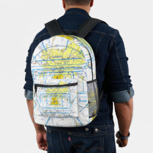 Sac À Dos Imprimé Graphique aéronautique