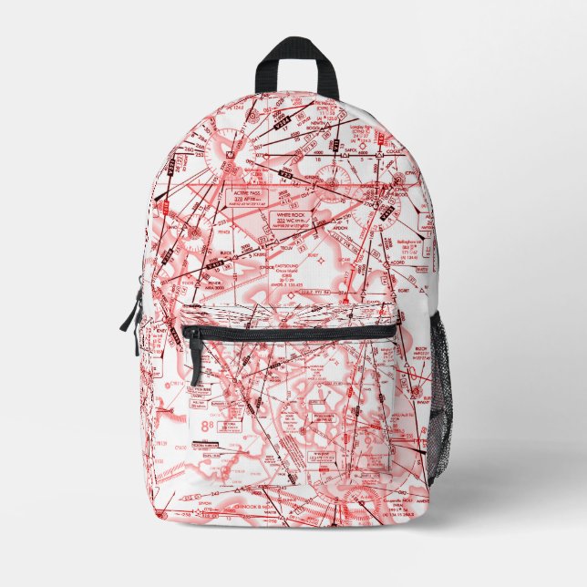 Sac À Dos Imprimé Graphique aéronautique (Recto)