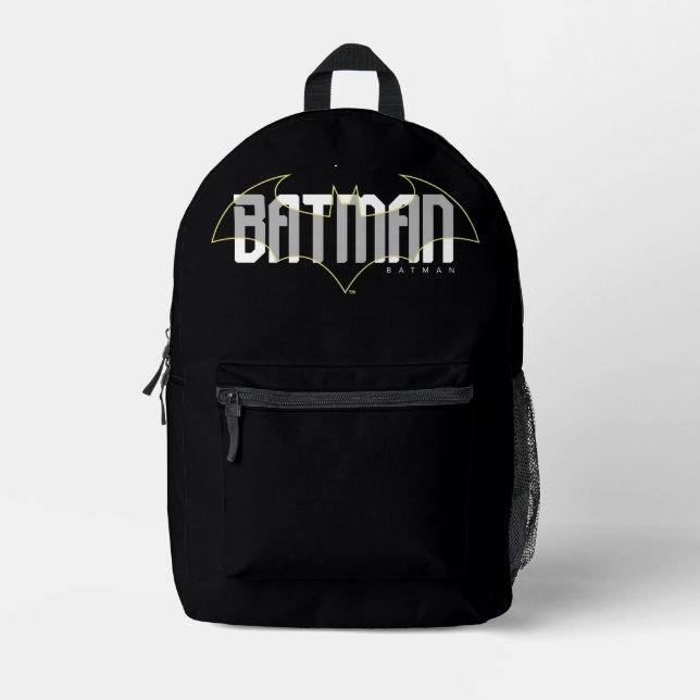 Sac À Dos Imprimé Graphique de nom haute technologie Batman (Recto)
