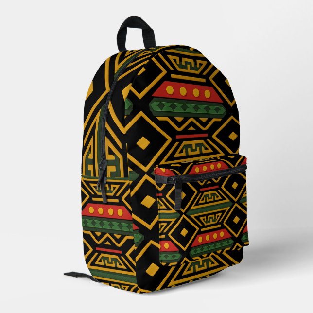 Sac À Dos Imprimé Gras Afrique (Coin arrière gauche)