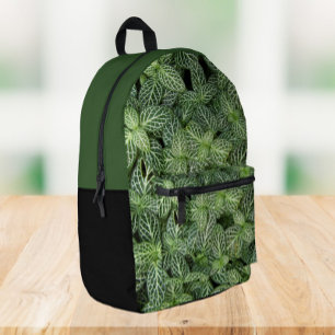 Sac À Dos Imprimé Green Nerve Plante Feuille Floral