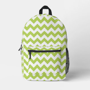 Sac À Dos Imprimé Green Zigzag, Green Chevron, Motif géométrique