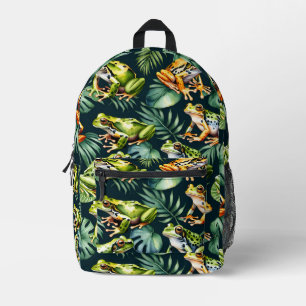 Sac À Dos Imprimé Grenouilles tropicales