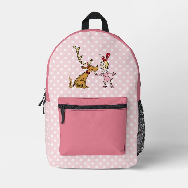 Sac À Dos Imprimé Grinch | Max et Cindy Lou Who (Recto)