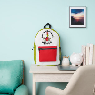Sac À Dos Imprimé Grinch Tout va bien