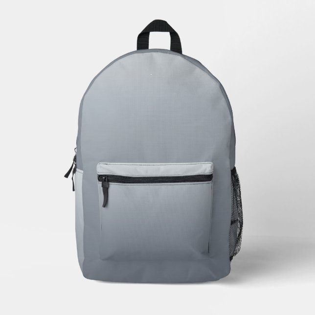 Sac À Dos Imprimé Gris argenté profond à tons clairs (Recto)