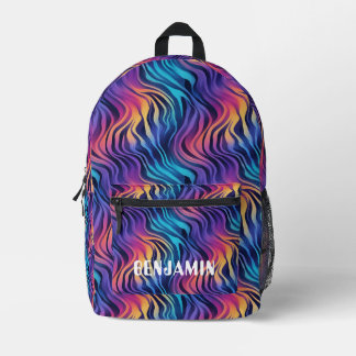 Sac À Dos Imprimé Groovy Multicolor style Boho