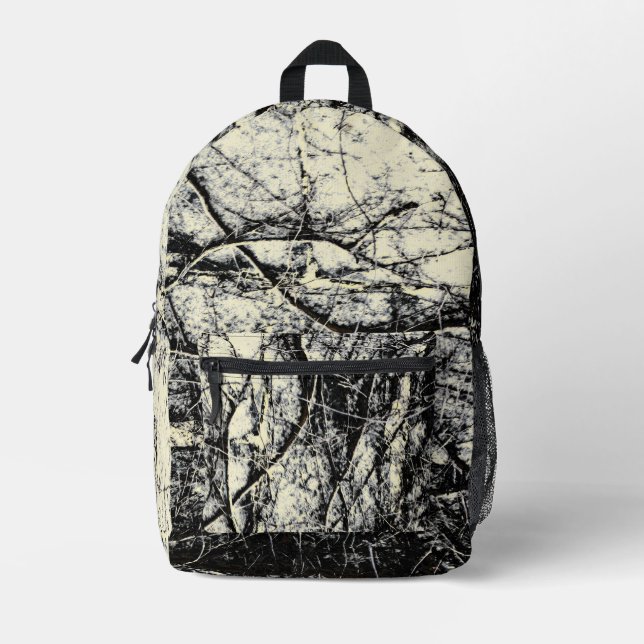 Sac À Dos Imprimé Grunge (Recto)